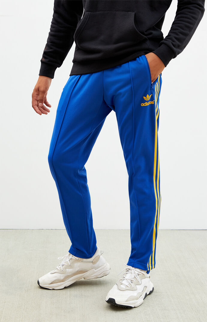 adidas pleated track pants