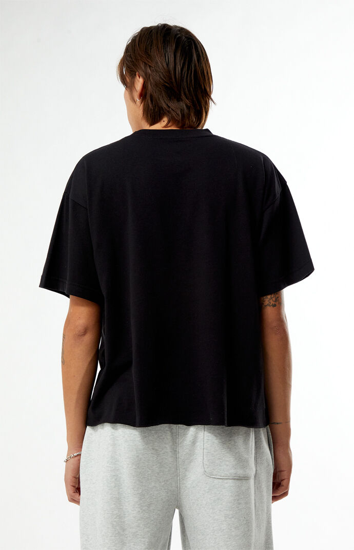 Pacsun Black Premium Cropped T-Shirt