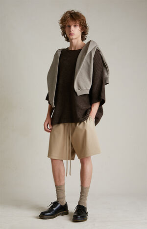 Desert Sand Bonded Nylon Soccer Shorts image number 2