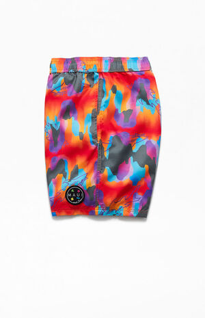 Volcanic Eruption 17" Swim Trunks image number 3