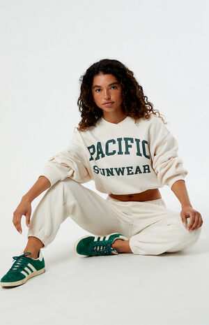 Pacific Sunwear Varsity Crew Neck Sweatshirt image number 4