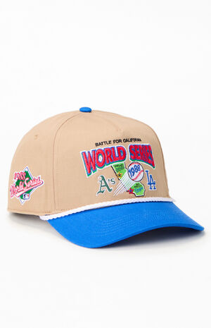 1988 World Series A's vs Dodgers Snapback Hat image number 1