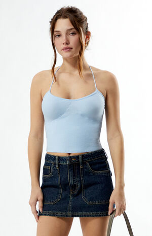 Halter Sweater Tank Top image number 1