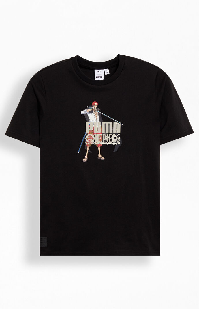 Puma x One Piece Graphic Men s T Shirt Black