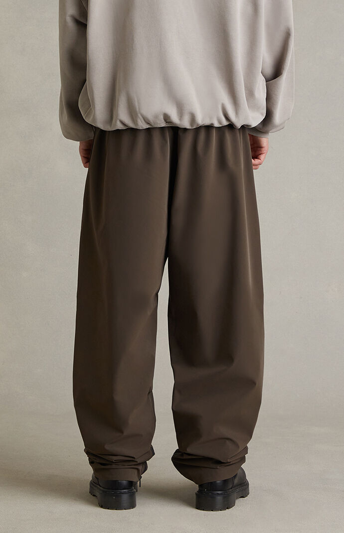 Fear of God ESSENTIALS Brown Active Trace Baggy Track Pants