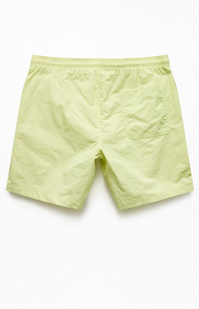 Solid Color 17" Swim Trunks