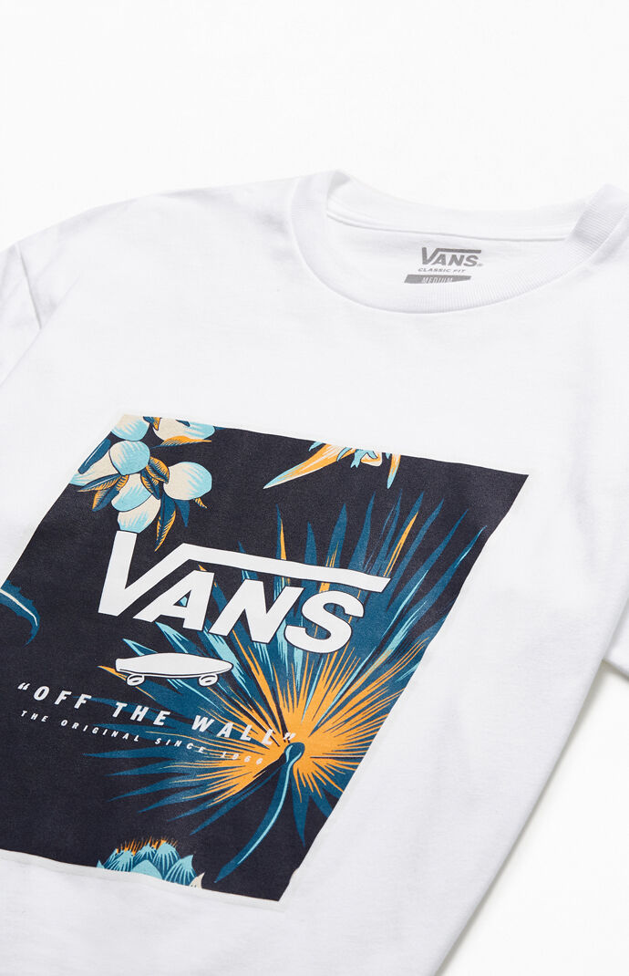 White Classic Print Box T-Shirt