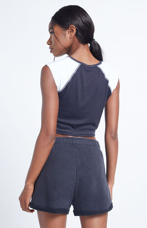 By PacSun 1876 Rolled Sweat Shorts image number 3