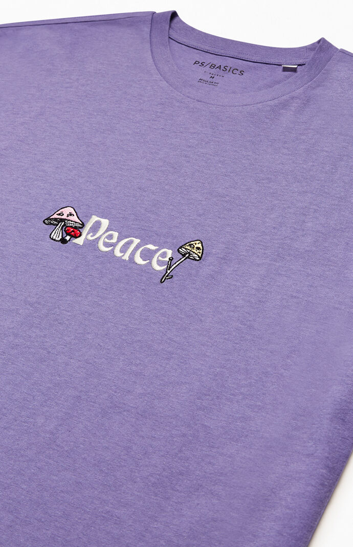 Peace Embroidered T-Shirt