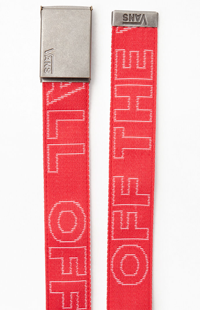 vans long deppster web belt