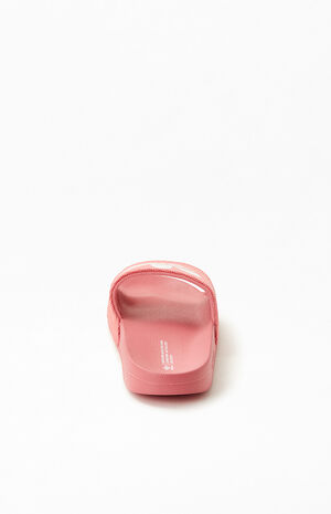 Women's Purple Adilette Slide Sandals image number 3