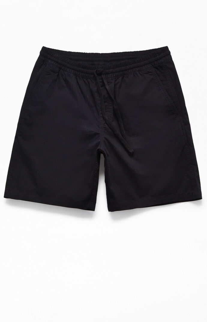 Black Range Drawstring Shorts
