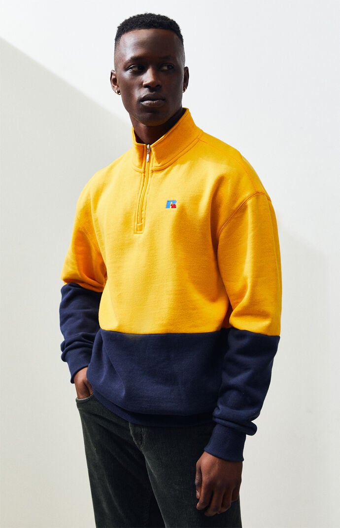 quarter zip athletic pullover