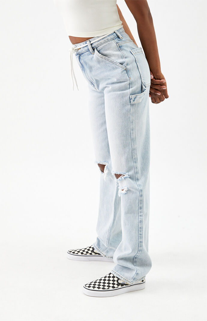 Light Blue '90s Boyfriend Carpenter Pants