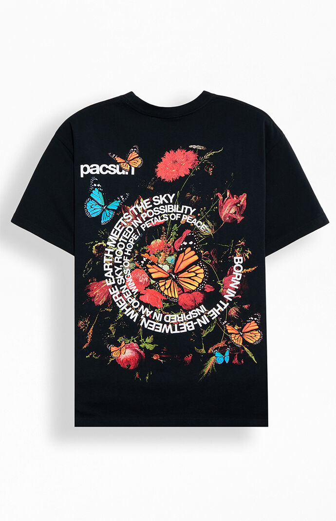 Pacsun Butterflies T-Shirt