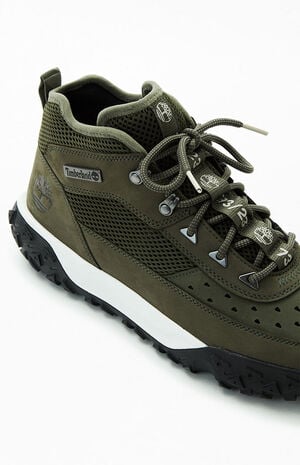 Olive GreenStride Motion 6 Super Oxford Shoes image number 6