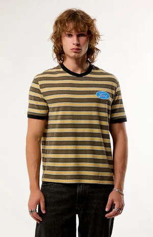 Vintage Striped Yarn Dye T-Shirt image number 1