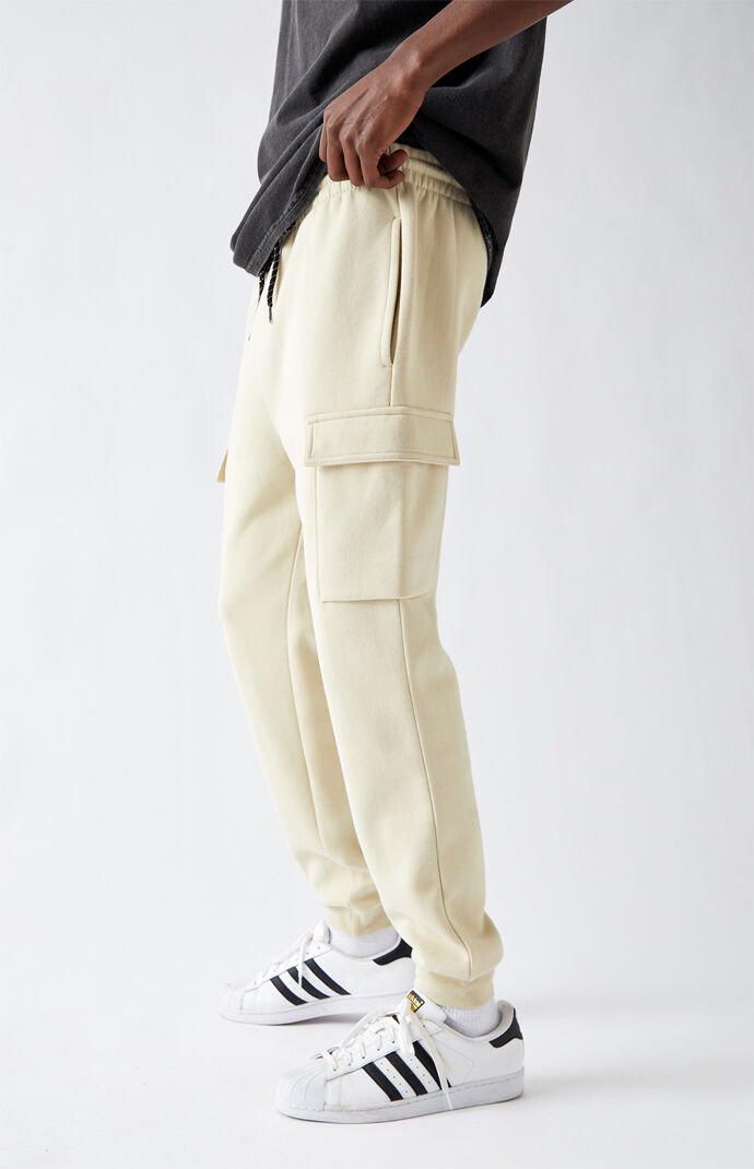 Tan discount cargo sweatpants