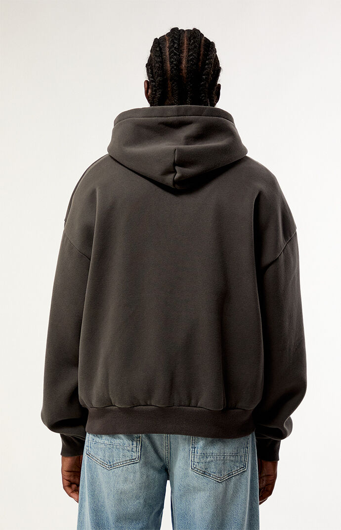 Pacsun NY Raw Applique Full Zip Up Hoodie | Pacsun