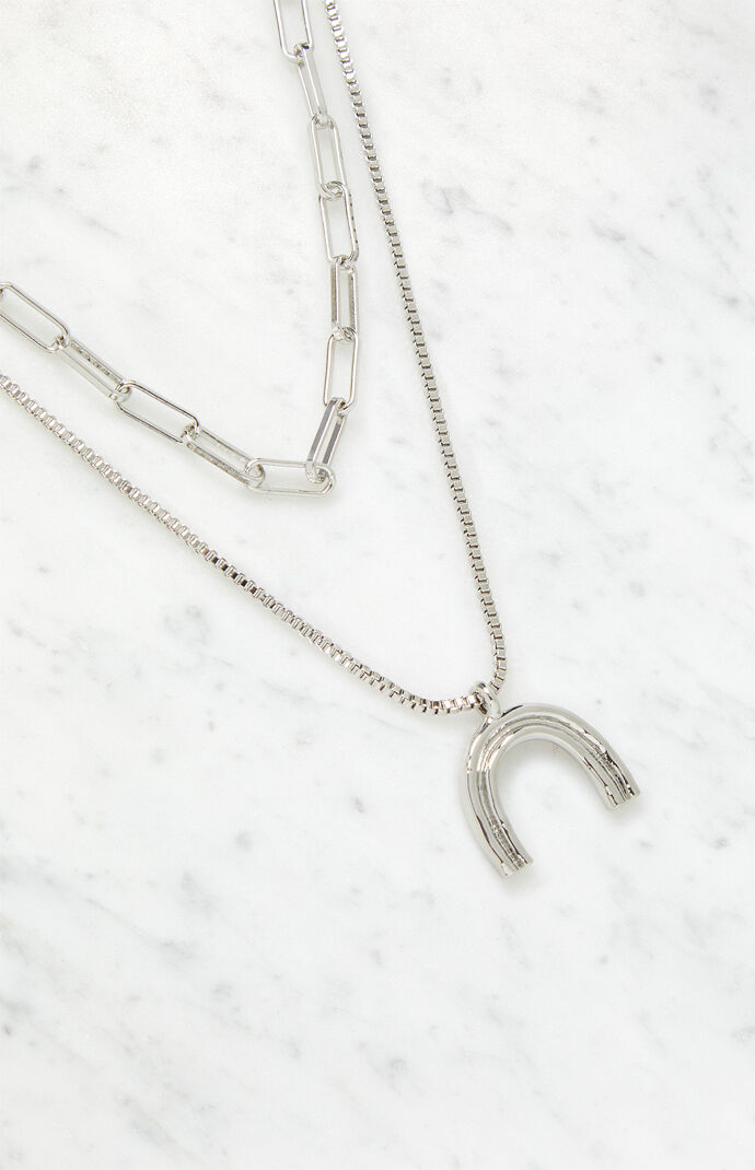 Silver Rainbow Necklace