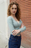 Olive Amara Long Sleeve Top Olive Amara Long Sleeve Top image number null