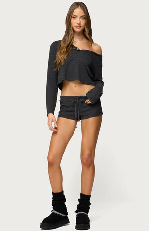 Teddy Waffle Shorts image number 5