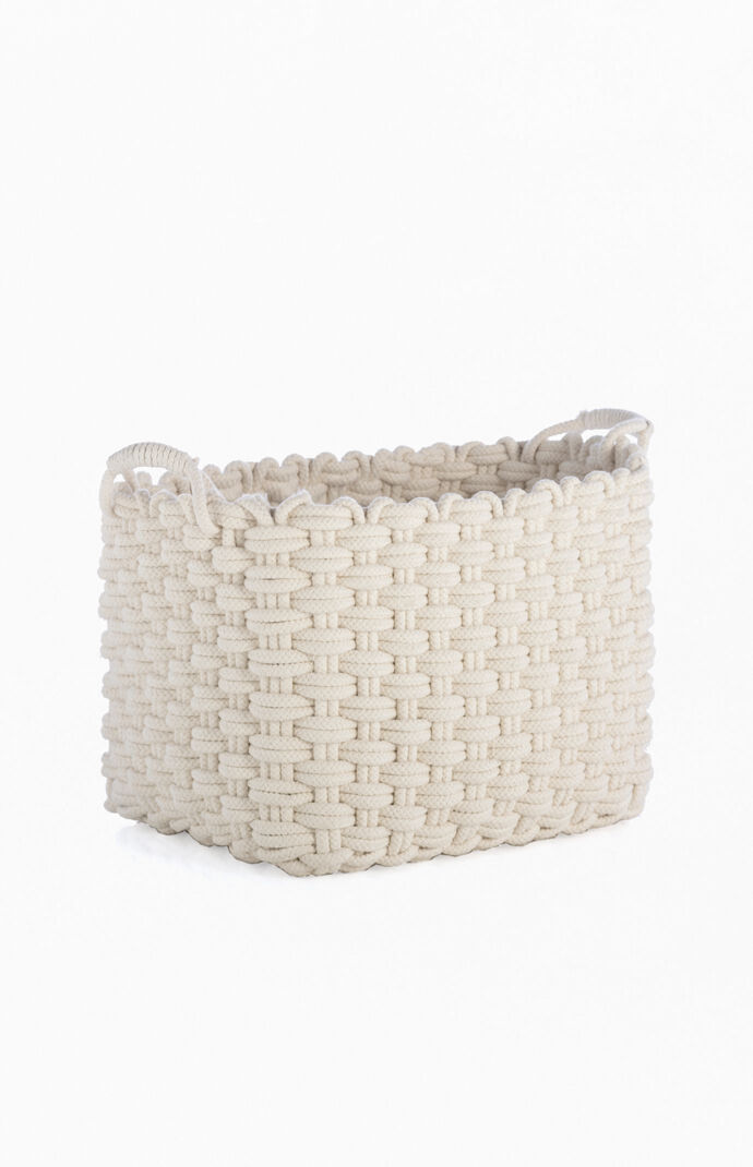 Ivory Dharma 2-Set Rectangle Basket