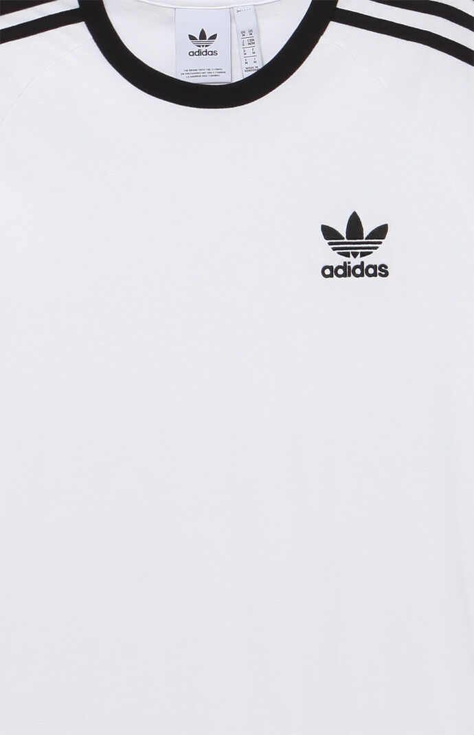 Black & White 3-Stripes Ringer T-Shirt
