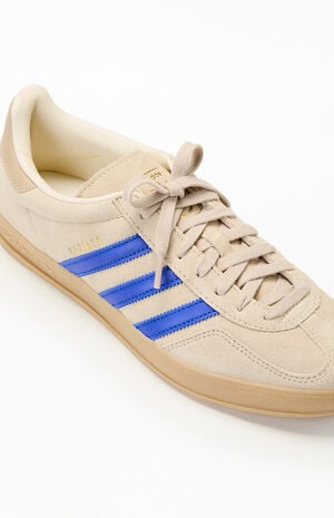 Blue & Tan Gazelle Indoor Shoes image number 6