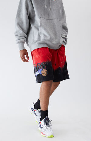Tie-Dyed Sixers Shorts Tie-Dyed Sixers Shorts image number null