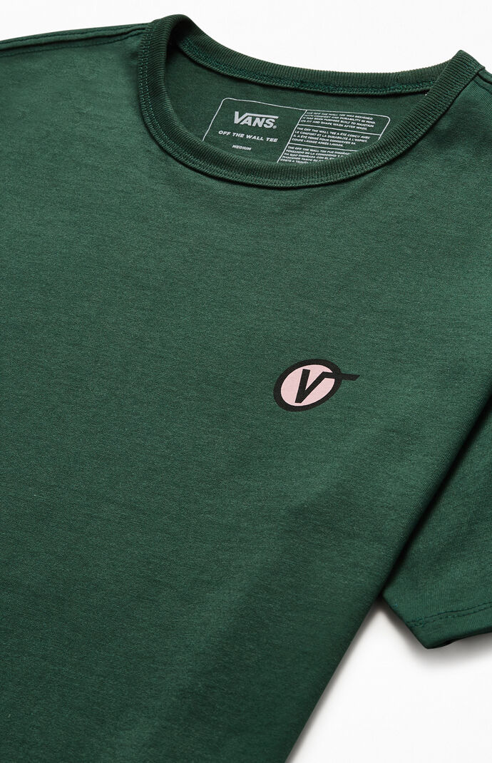 Olive Off The Wall Circle V T-Shirt