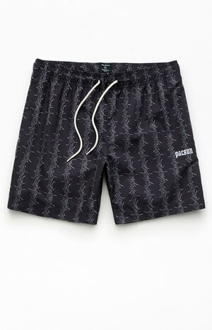 Vertical Thorn 6.5" Swim Trunks image number 1