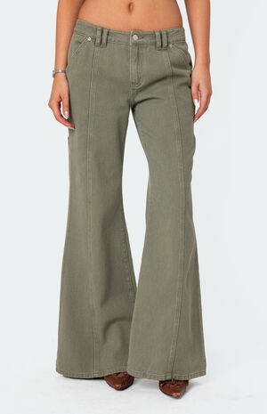 Lottie Low Rise Washed Carpenter Jeans image number 2