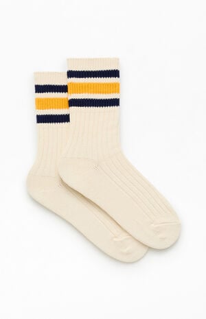 Americana Varsity Stripe Crew Socks image number 2