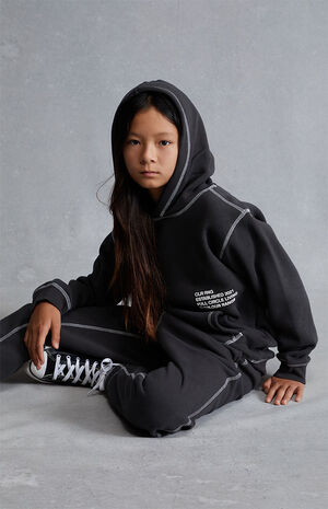 Kids Eco Contrast Thread Heritage Hoodie image number 4