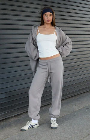 Light Gray Hilary Yoga Sweatpants image number 1