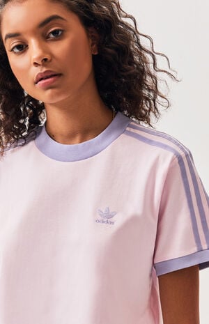 adidas 3-Stripes Cropped T-Shirt | PacSun | PacSun