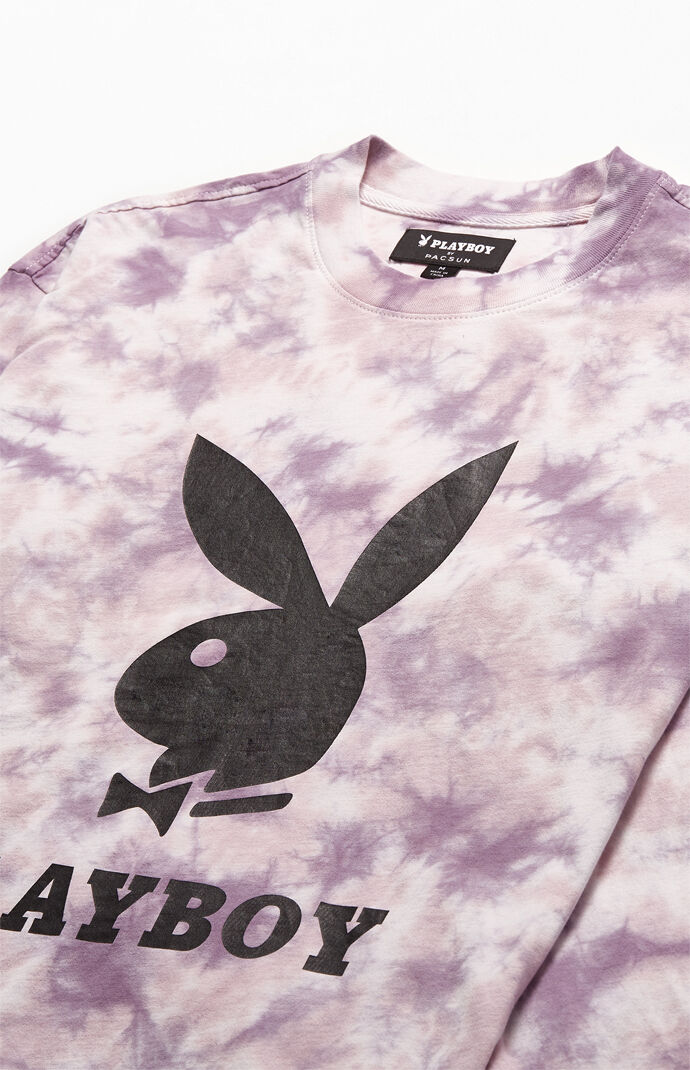 By PacSun Tie-Dyed Logo Long Sleeve T-Shirt