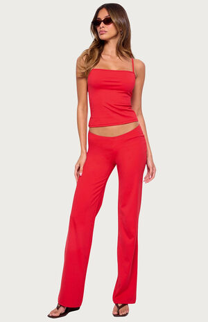 Anika Scooped Straight Leg Pants image number 5