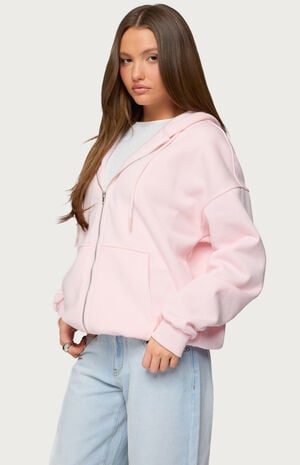 Rocia Oversized Zip Up Hoodie image number 2