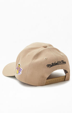 Gorra Mitchell & Ness Los Angeles Lakers Satin Basquetbol NBA