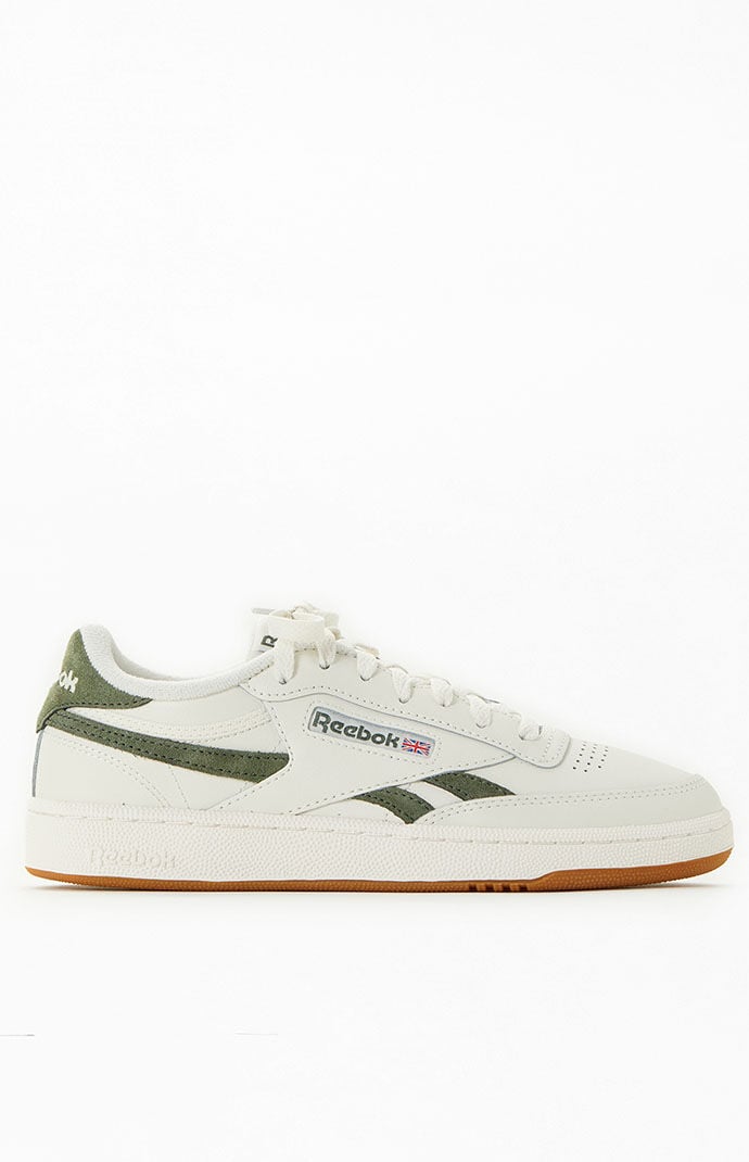 スニーカー Reebok Club C Revenge Vintage White Green REEBOK Club C Revenge Vintage Mens Shoes - WHT/GREEN | Tillys