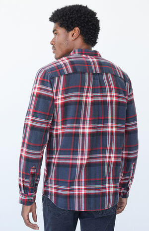 Plaid Classic Long Sleeve Button Up Shirt Plaid Classic Long Sleeve Button Up Shirt image number null