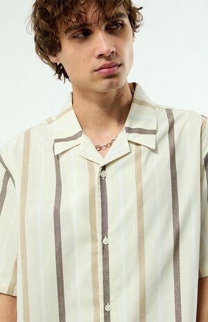 Smoke Striped Camp Shirt image number 3