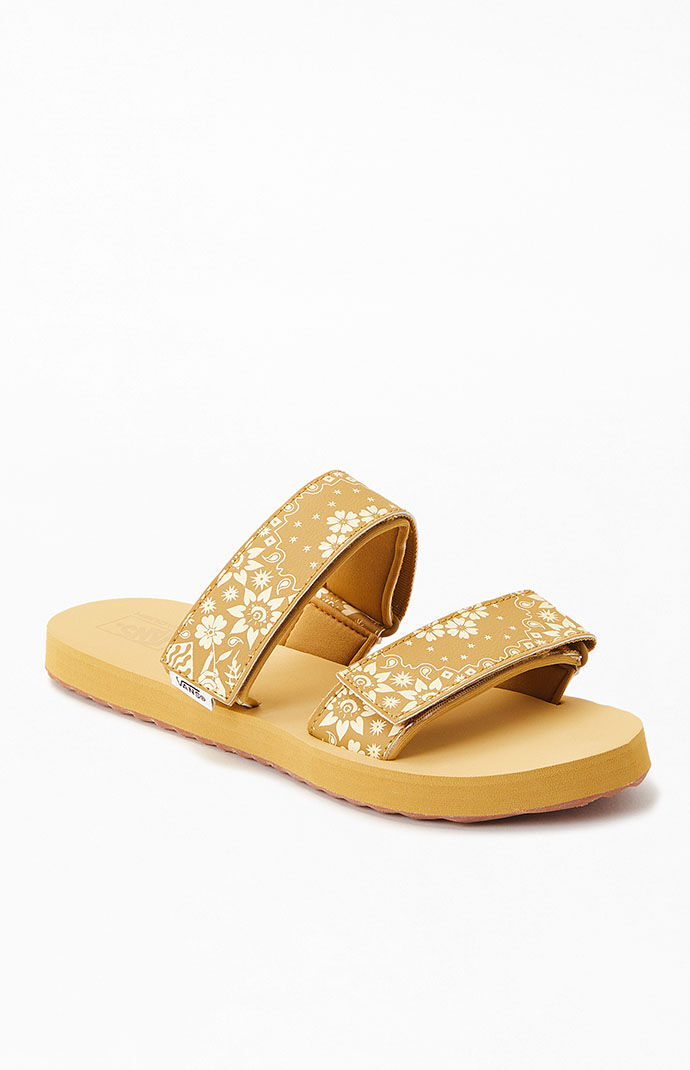 Vans Women s Mustard Cayucas Sandals PacSun