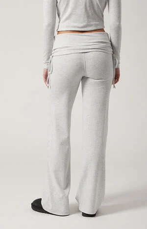 PAC DRIFT Active Shoreline Fold-Over Flare Yoga Pants image number 5