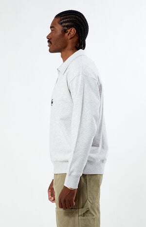 Slate Quarter Zip Fleece Sweatshirt image number 3