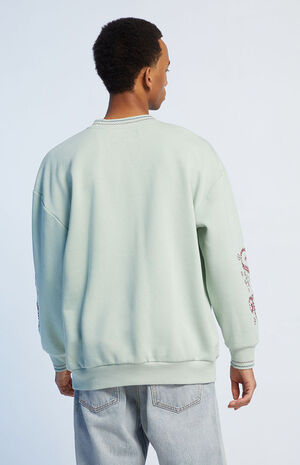 Paisley Embroidered Crew Neck Sweatshirt image number 3