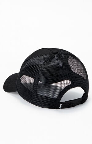 Black Staple Trucker Hat image number 3
