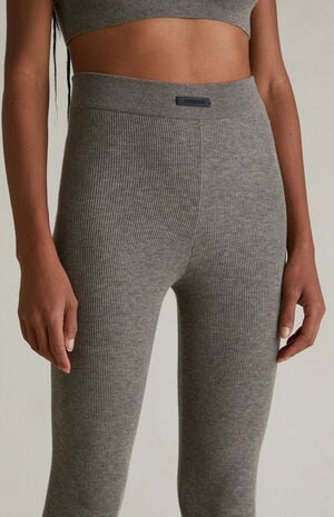 Women's Homestead Heather High Power Ribbed Knit Leggings image number 5